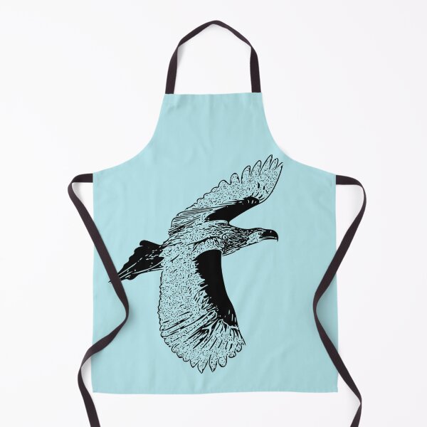 Item preview, Steller's Sea Eagle Black Print designed and sold by designsasstultd.