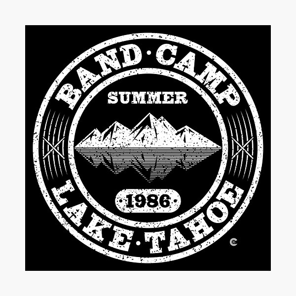 Item preview, Band Camp Lake Tahoe 1986 designed and sold by CuriousCurios.