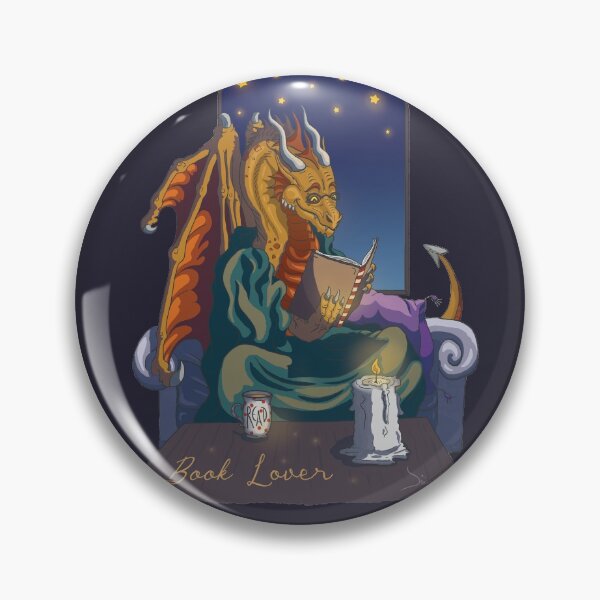 Item preview, Dragon Book Lover (dark) designed and sold by DiiMotion.