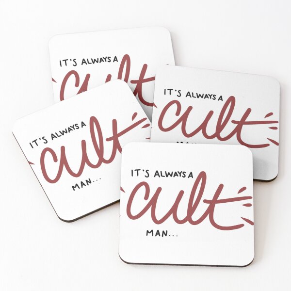 Item preview, Criminal Minds Inspired Quote It's Always A Cult Man designed and sold by Nia  Braccidiferro.
