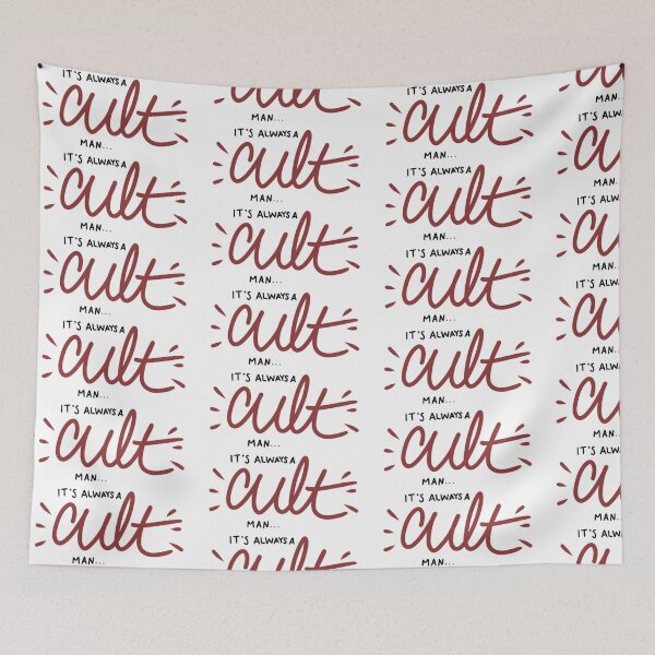 Item preview, Criminal Minds Inspired Quote It's Always A Cult Man designed and sold by Nia  Braccidiferro.
