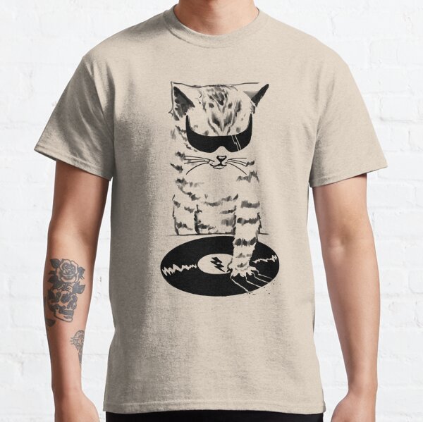 cat T shirts badasscat Cat drawing T shirt cat sketch cat art