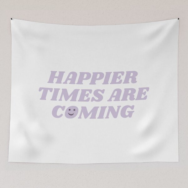 Item preview, Happier Times Are Coming - Purple designed and sold by yumiso.