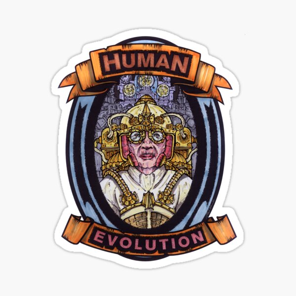 Human Evolution Sticker
