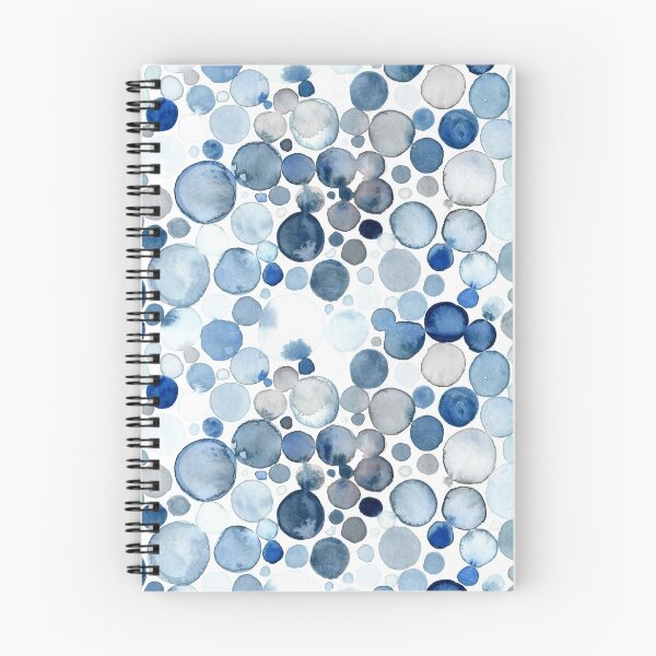 Item preview, Blue Watercolor Bubbles designed and sold by SelkieDesigns.