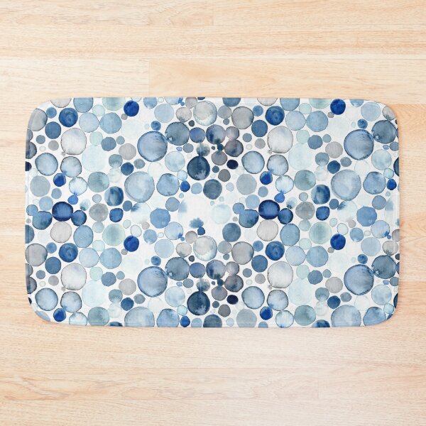 Item preview, Blue Watercolor Bubbles designed and sold by SelkieDesigns.
