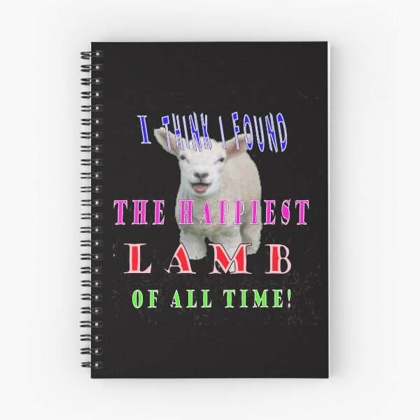 Item preview, I Think I Found The Happiest Lamb Of All Time! designed and sold by Viktor Kabbach.
