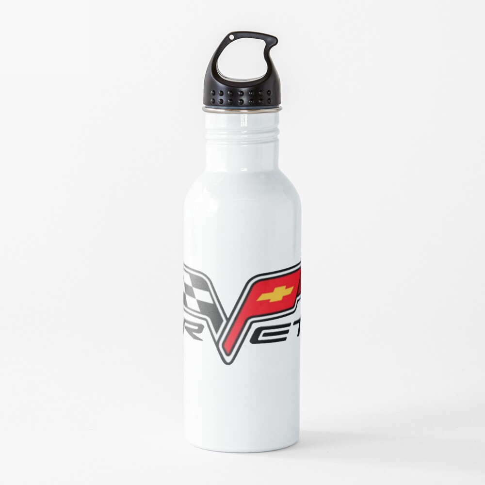 Corvette logo c6 Water Bottle