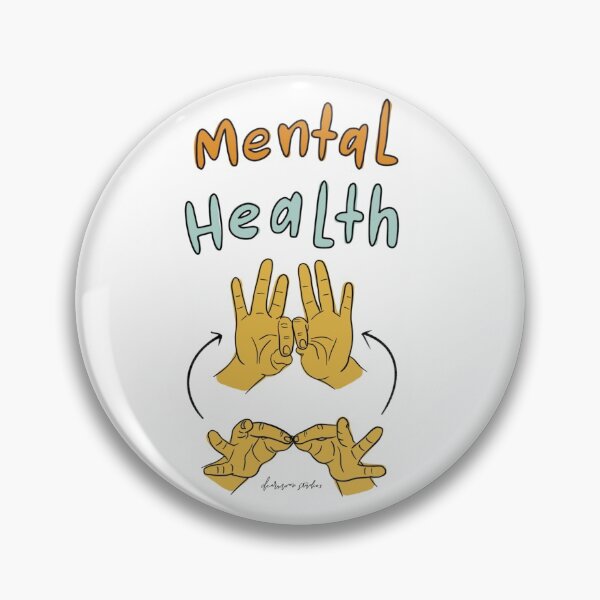 Aperçu de l'œuvre ASL «Mental Health Matters» créée et vendue par * Dear Moon Studios *.