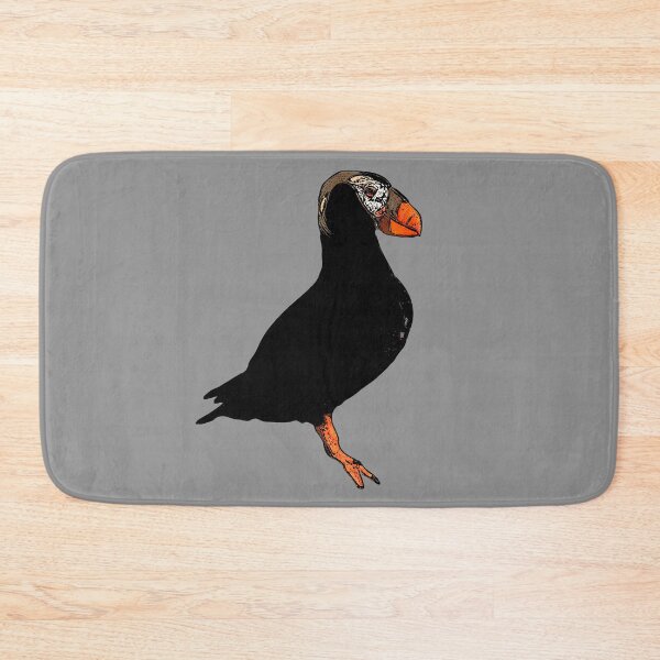 Item preview, Tufted Puffin Black Alternate Print  designed and sold by designsasstultd.