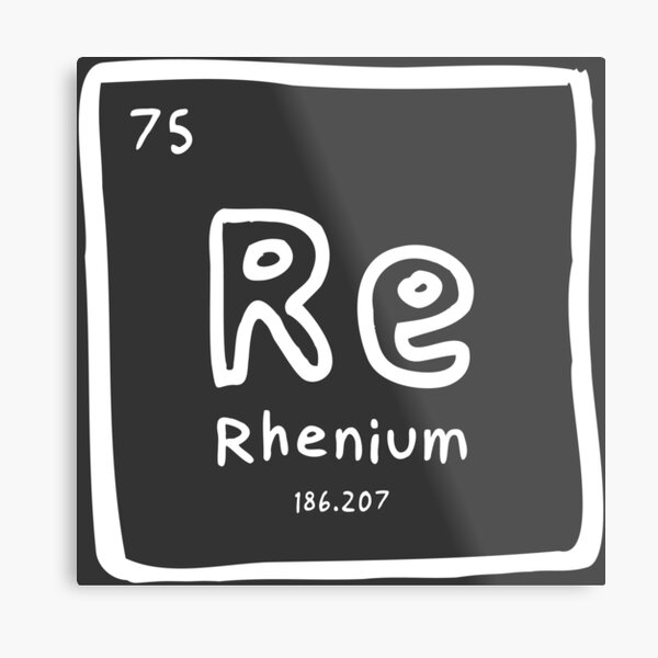 Aperçu de l'œuvre Element 75: Rhenium créée et vendue par mjlemay.