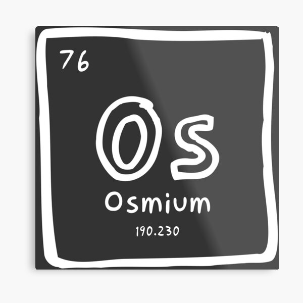 Aperçu de l'œuvre Element 76: Osmium créée et vendue par mjlemay.