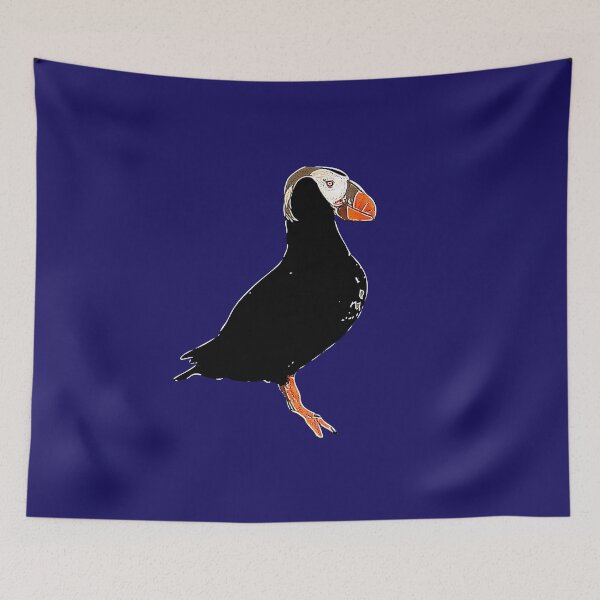 Item preview,  Tufted Puffin White Alternate Print  designed and sold by designsasstultd.