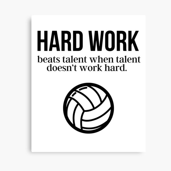 Impressions Sur Toile Sur Le Theme Citation De Volleyball Redbubble