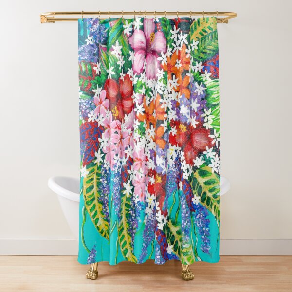 Tribute to Melanin #2 - Flower Alternative Shower Curtain