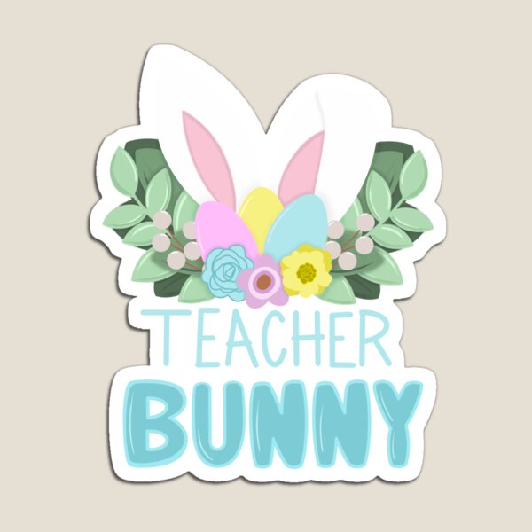 Item preview, Teacher Bunny designed and sold by MagicSticSuppCo.