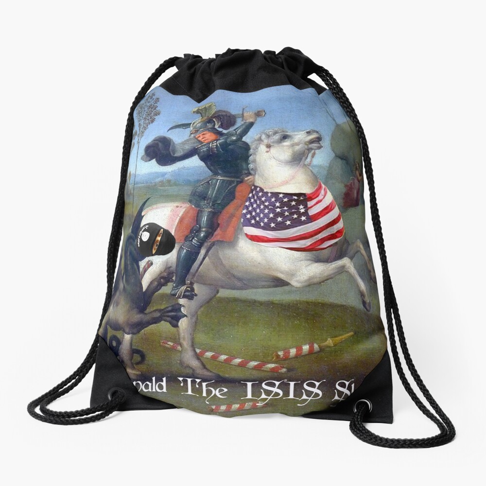 St. Donald The ISIS Slayer Drawstring Bag