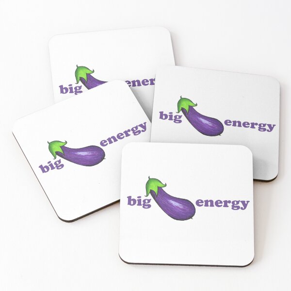 Item preview, Emoji de berenjena - Big Dick Energy designed and sold by The White Bat.