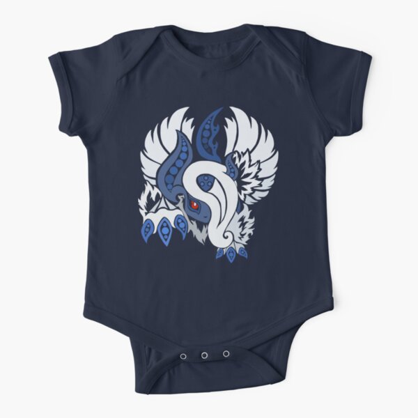 Mega Absol - Yin and Yang Evolved! Short Sleeve Baby One-Piece