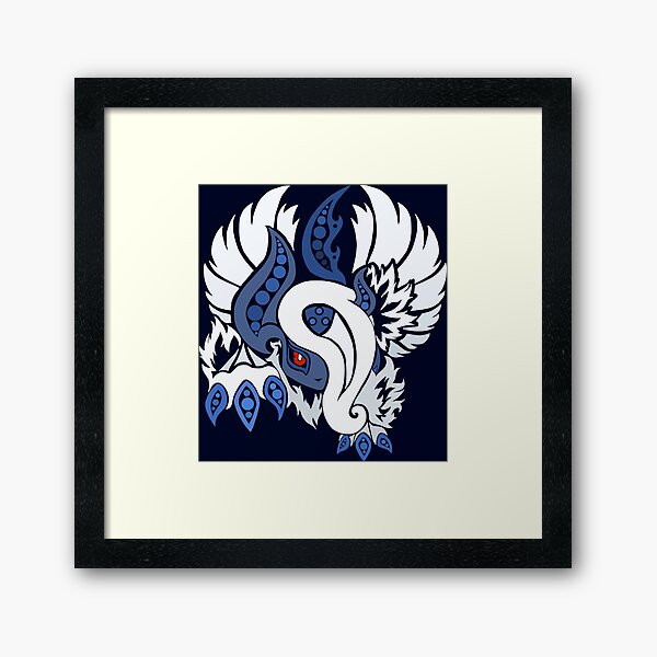Mega Absol - Yin and Yang Evolved! Framed Art Print