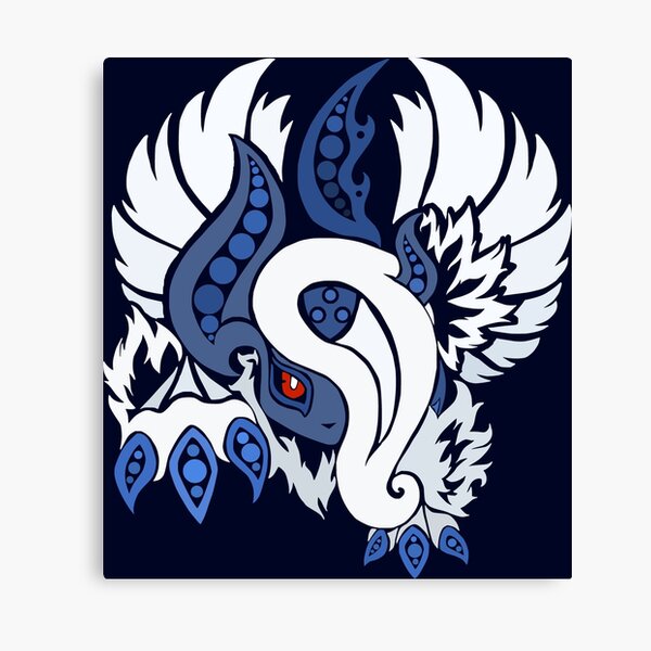 Mega Absol - Yin and Yang Evolved! Canvas Print