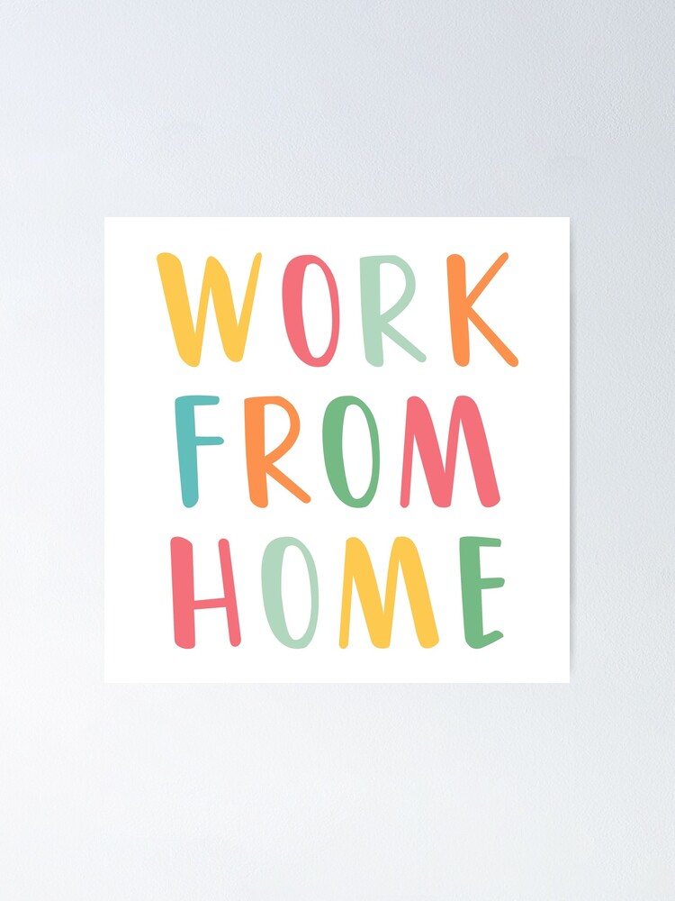 home sticker poster