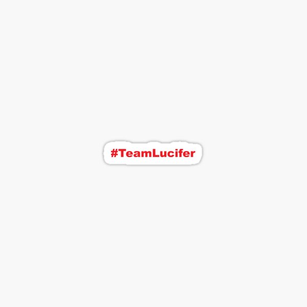 #TeamLucifer Sticker