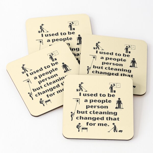 Item preview, People Person Vacuum Mop Duster Broom Cleaning Humor designed and sold by SavvyCleaner.