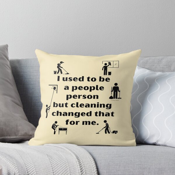 Item preview, People Person Vacuum Mop Duster Broom Cleaning Humor designed and sold by SavvyCleaner.