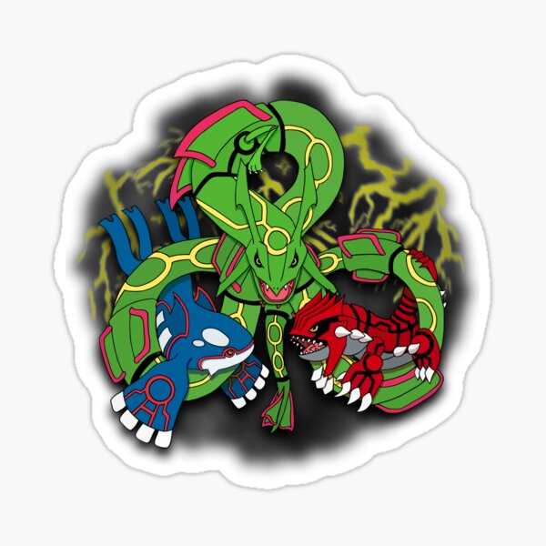 Rayquaza, Kyogre, & Groudon - Hoenn Remake Ahoy! Sticker