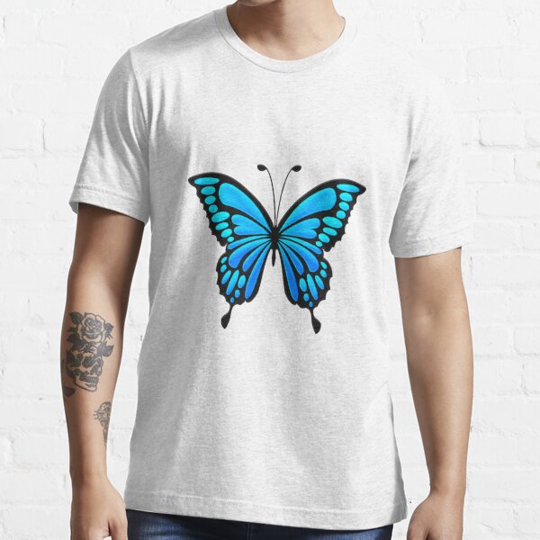 Blue Butterfly Essential T-Shirt