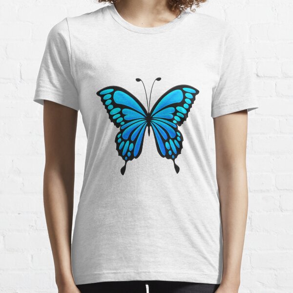 Blue Butterfly Essential T-Shirt