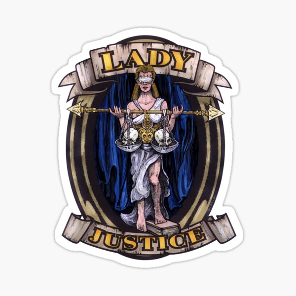 Lady Justice Sticker