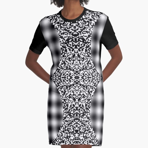 Optical illusion in Physics Graphic T-Shirt Dress