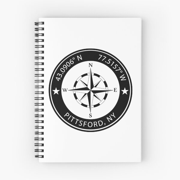 Item preview, Pittsford, New York Geographical Coordinates designed and sold by TeeOhGraphics.