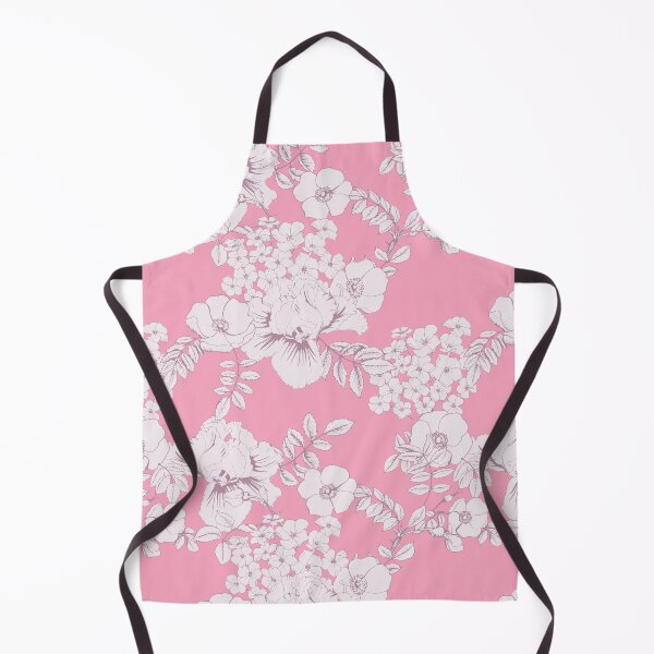Item preview, Rose hips, irises and phlox in pink background designed and sold by Olga Shashok.