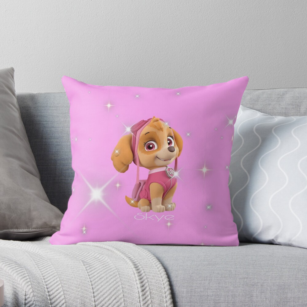 Pink paw shop patrol body pillow