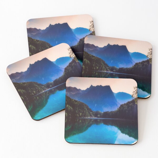 Item preview, Austria blue hills calm morning landscape designed and sold by August-E.