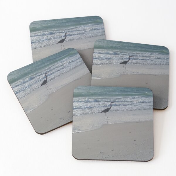 Item preview, Nature greats, Great Heron on the beach designed and sold by TIPJ.