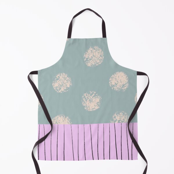 Item preview, Purple and robins egg blue polka dot and stripe pattern designed and sold by SamMadeGoodies.