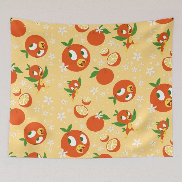 Item preview, Orange Blossom Bird (yellow) designed and sold by Cammi Friederichs.