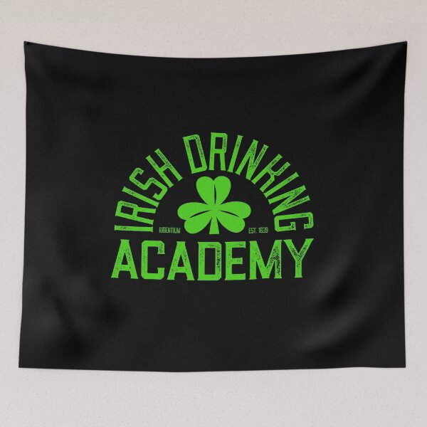 Item preview, Irish Drinking Academy - Funny St. Patricks Day Drinking designed and sold by bonmotto.