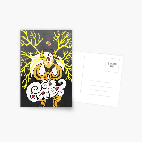 Tribalish Mega Ampharos - Eye of the Storm Postcard