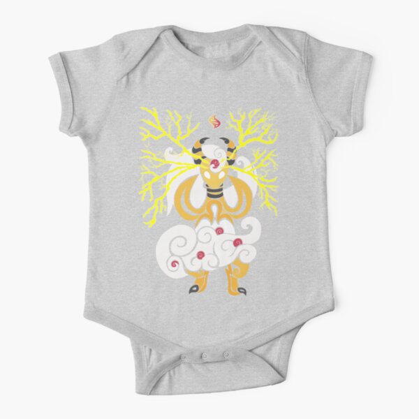 Tribalish Mega Ampharos - Eye of the Storm Short Sleeve Baby One-Piece