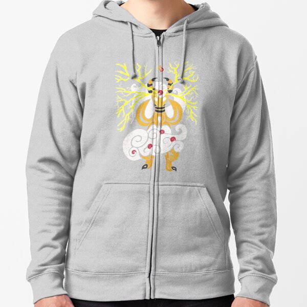 Tribalish Mega Ampharos - Eye of the Storm Zipped Hoodie