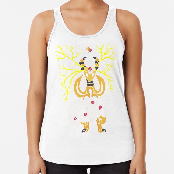 Tribalish Mega Ampharos - Eye of the Storm Racerback Tank Top