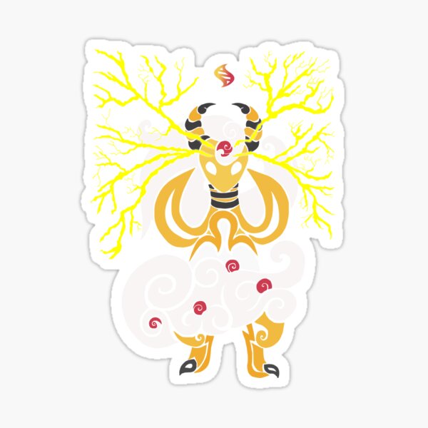 Tribalish Mega Ampharos - Eye of the Storm Sticker