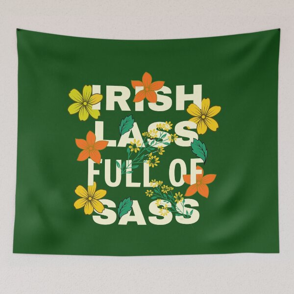 Item preview, Irish Lass full of Sass St Patricks designed and sold by Luvjesus2.