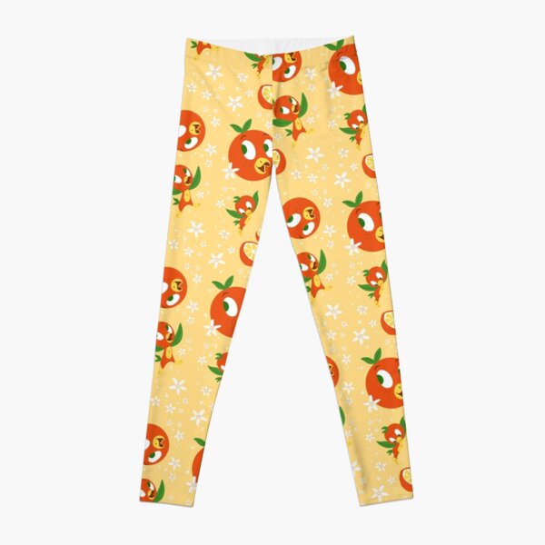 Orange Blossom Bird (yellow) Leggings