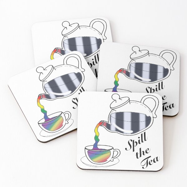 Item preview, Spill the tea Ally Flag designed and sold by NerdyCupcake559.